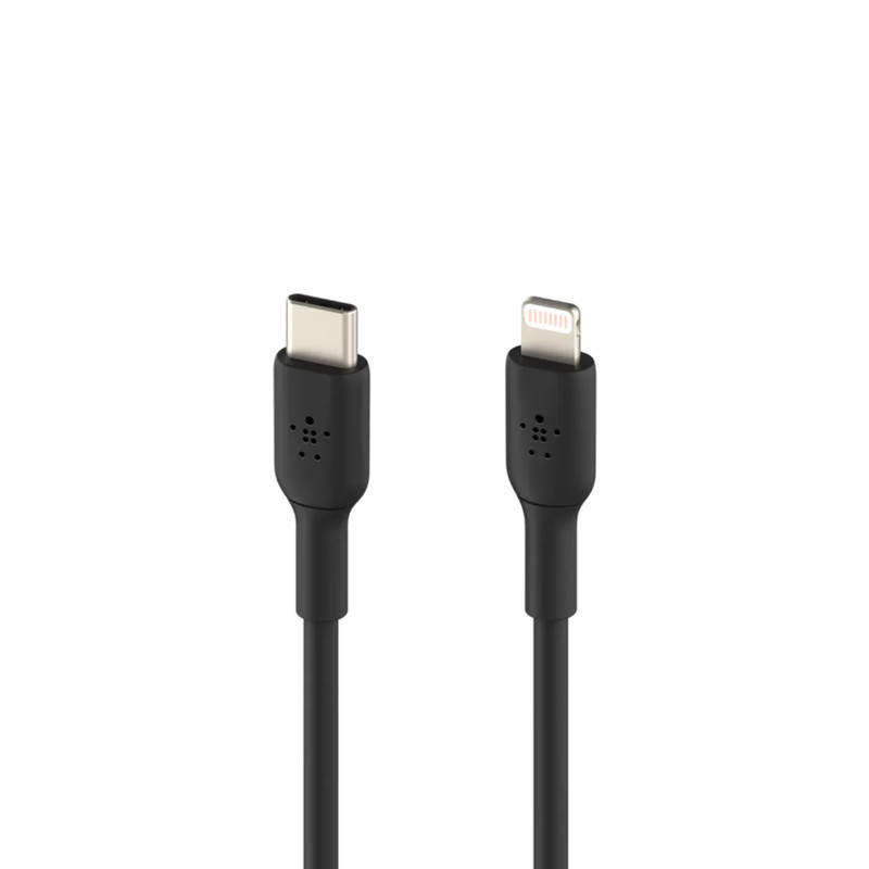 Belkin BoostCharge Lightning To USB-C Cable 1m - Black - كابل شحن